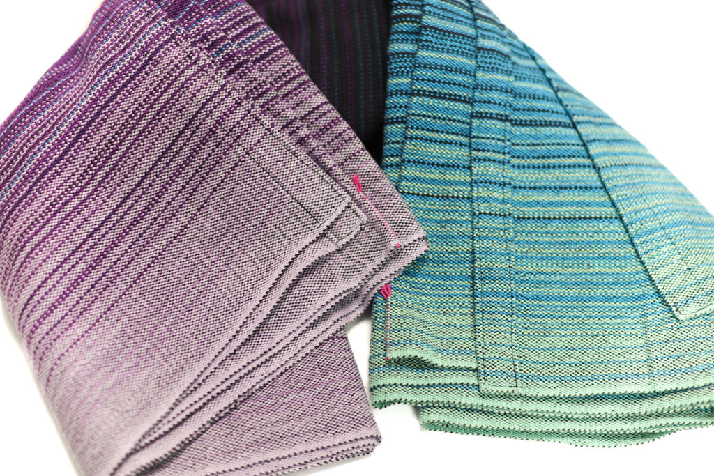 Uppymama Northern Lights 3.0m – Black Cotton Weft Baby Wrap