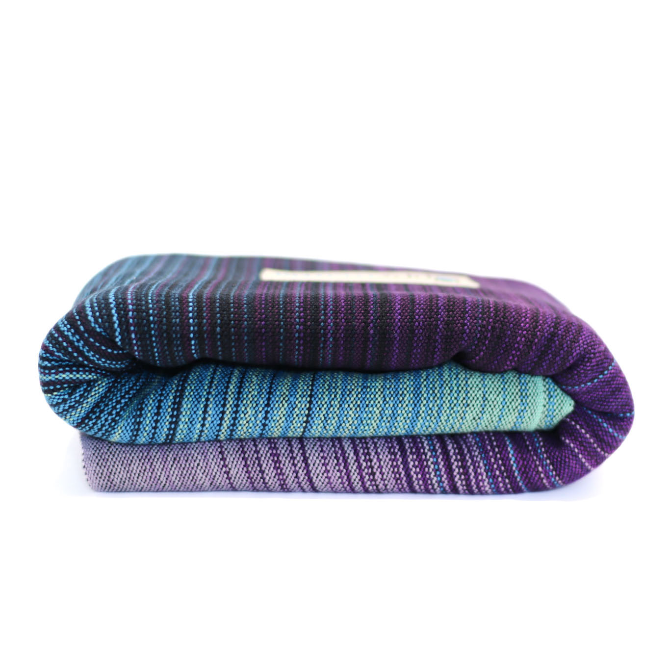 Uppymama Northern Lights 3.0m – Black Cotton Weft Baby Wrap