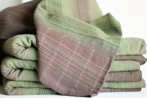 Cotton, 4.6m, Olive Weft, Pinstripes at Rails MM